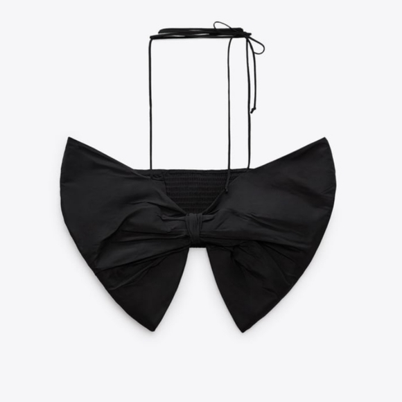 Zara Bandeau Bow Top Limited Edition Bloggers Favorite - Picture 13 of 13